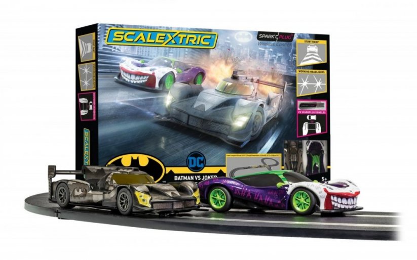 Autodráha SCALEXTRIC C1401M - Batman vs Joker Race