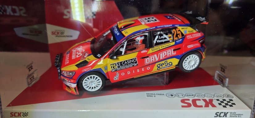 SCX Classic Škoda Fabia WRC2 - Pepe López