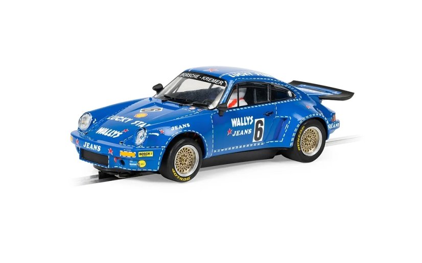 Porsche 911 Carrera RSR 3.0 - Wallys Jeans - Autíčko SCALEXTRIC C4398