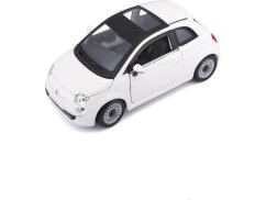 Bburago Fiat 500 2007 1:24 bílá