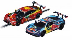 2x auto Carrera GO/GO+ Ferrari 488 GT3 Red Bull a BMW M4 GT3 DTM