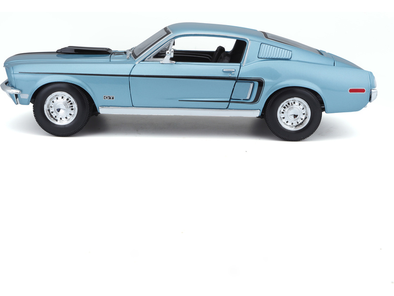 Maisto Ford Mustang GT Cobra Jet FB 1968 1:18 modrá metalíza