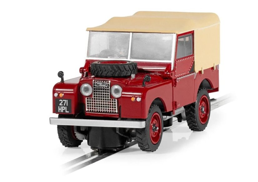 Land Rover Series 1 - Poppy Red - Autíčko Street SCALEXTRIC C4493