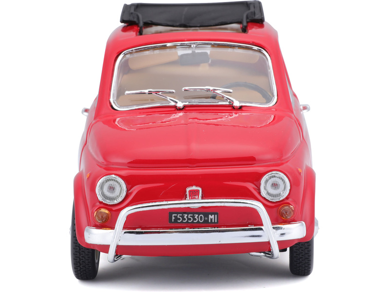 Bburago Fiat 500L 1968 1:24 červená