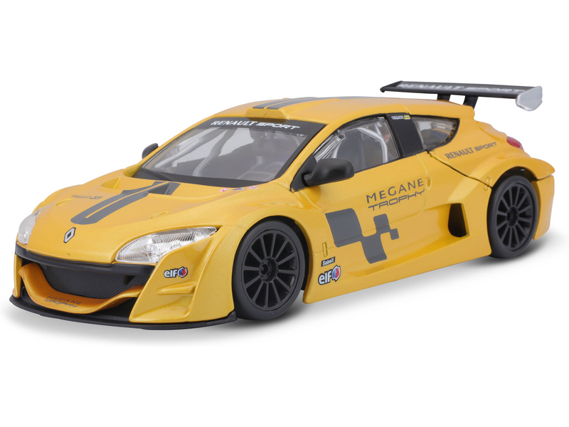 Bburago Renault Mégane Trophy 1:24 žlutá metalíza