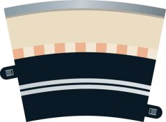 Single lane R3 22,5°