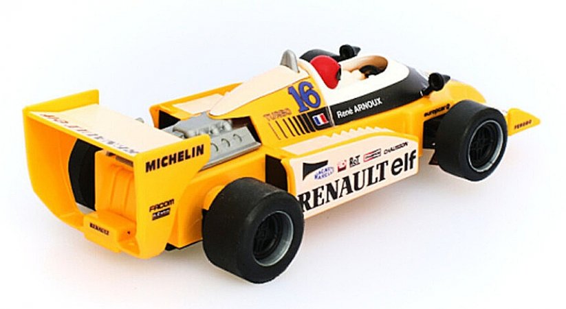 Renault RE-20 Turbo - Startovní číslo 16 - Za volantem vozu René Arnoux