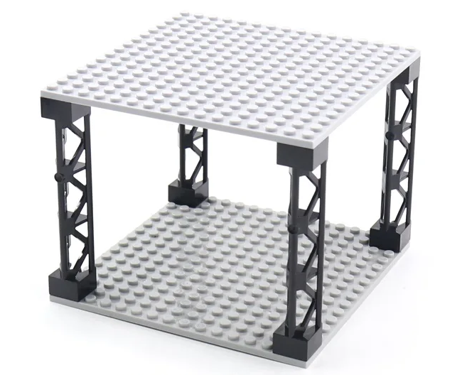 Base Plate 32x32 studs, 25x25 cm, gray