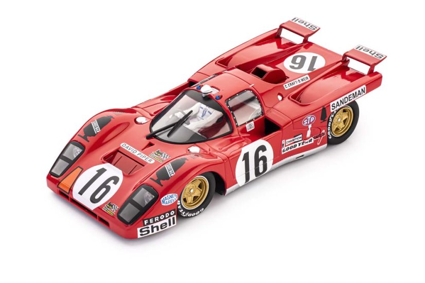Auto SlotIt Ferrari 512M n16 LeMans 1971
