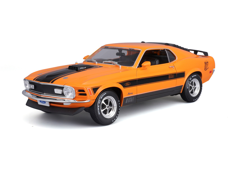 Maisto Ford Mustang Mach 1 1970 1:18 oranžová
