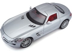 Maisto Mercedes-Benz SLS AMG 1:18 stříbrná