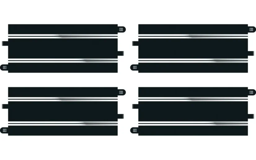 Scalextric Set 4x R2 zatáčka a 4x rovinka