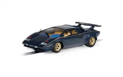 Lamborghini Countach - Walter Wolf - Blue And Gold  - Autíčko SCALEXTRIC C4411