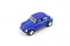 Auto Kinsmart VW Classical Beetle černé kov/plast 13cm na zpětné natažení