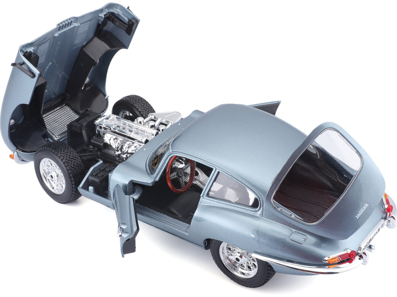 Bburago Jaguar E-type Coupe 1:18 modrá