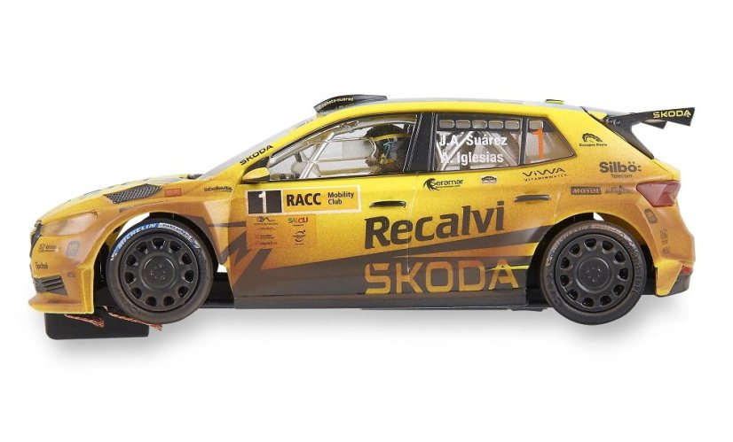 SCX Original Škoda Fabia WRC2 - Cohete Suárez - Špinavá verze