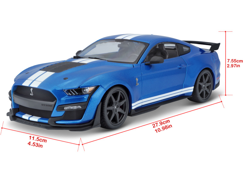 Maisto Ford Shelby GT500 2020 1:18 modrá metalíza