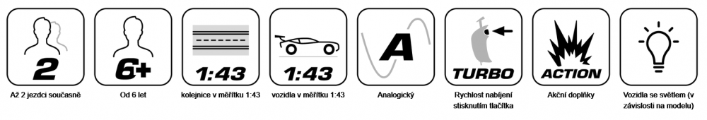Autodráhy Carrera GO!!! 1:43