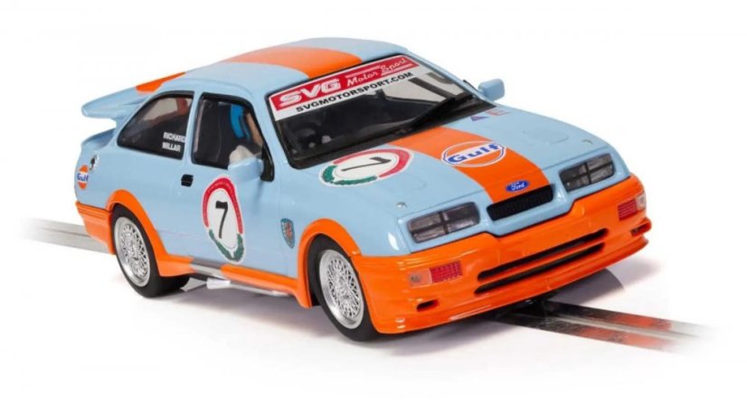 Ford Sierra RS500 - Gulf Edition - Richard Millar - Autíčko SCALEXTRIC C4231