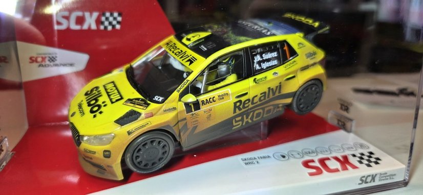 SCX Original Škoda Fabia WRC2 - Cohete Suárez - Špinavá verze