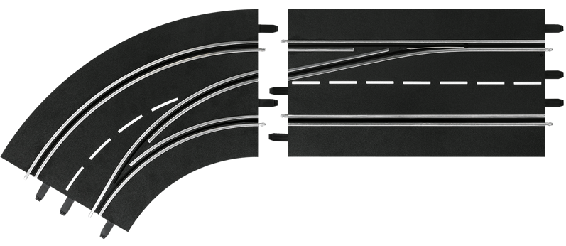 Předjíždění do zatáčky levé vnitřní