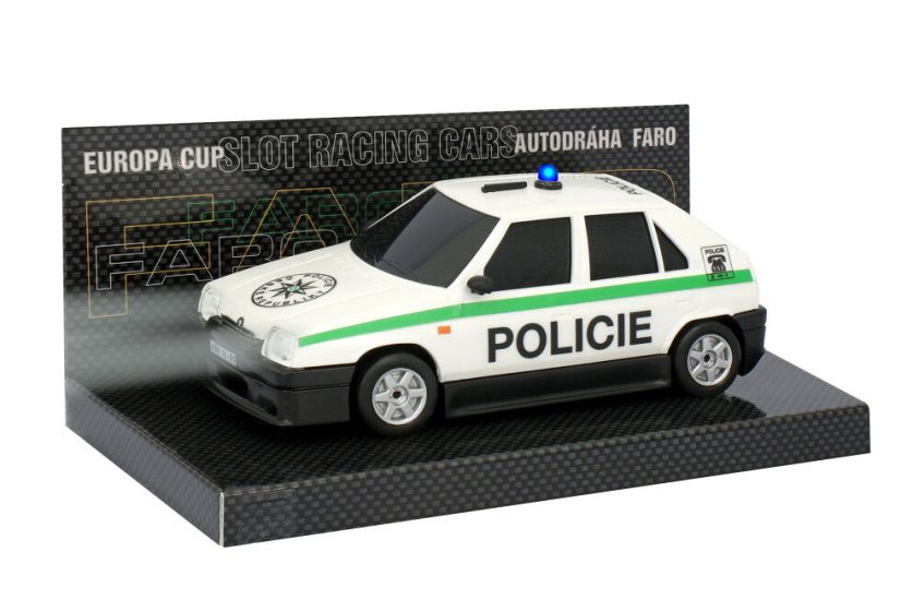 Favorit Policie model SRC 1:28- Night Race- svítící světla , blikající maják.