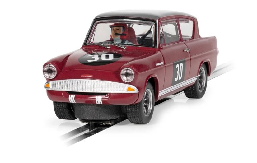 Ford Anglia 105E - Broadspeed - Autíčko Touring SCALEXTRIC C4546