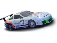 SCX Compact Porsche 911 GT3 Gulf se světly
