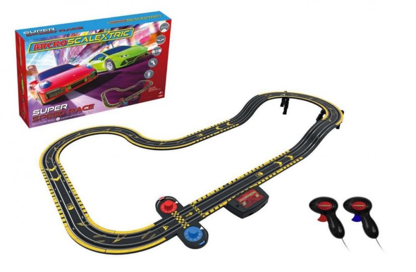 Autodráha MICRO SCALEXTRIC G1178M - Super Speed Race Set - Lamborghini vs Porsche