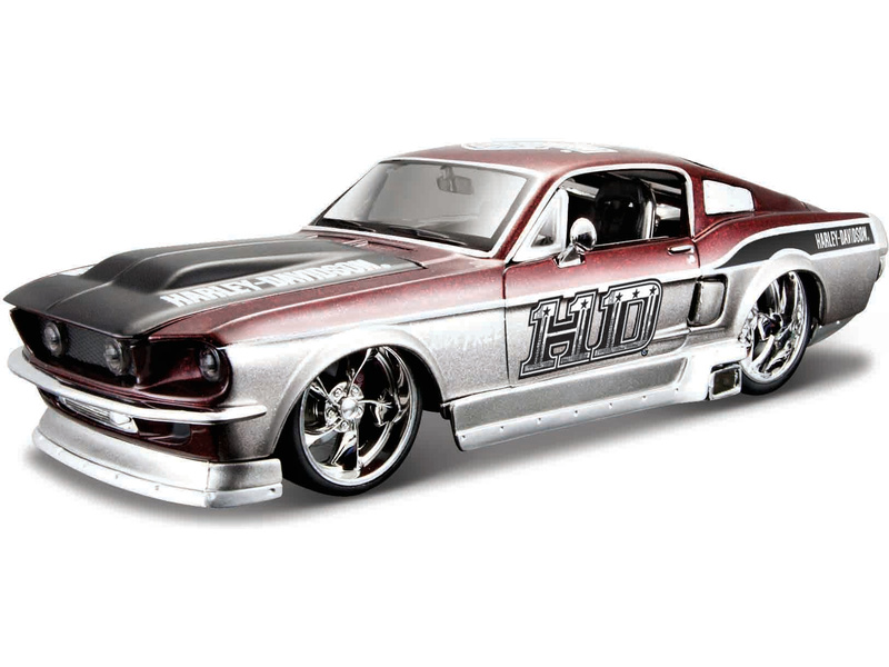 Maisto Harley-Davidson Custom - Ford Mustang GT 1967 1:24