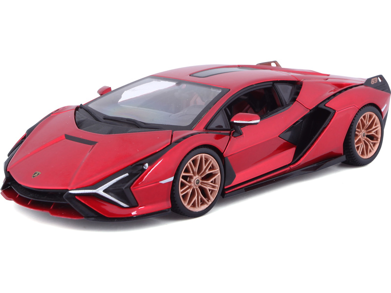 Bburago Lamborghini Sian FKP37 1:24 červená