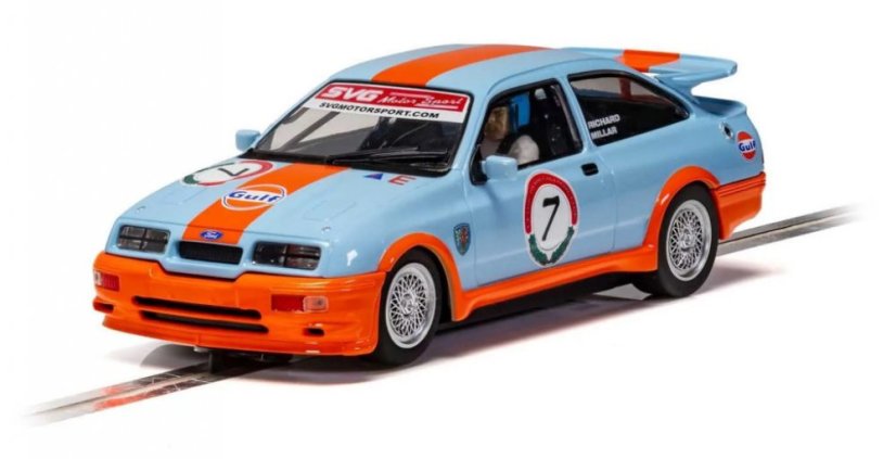 Ford Sierra RS500 - Gulf Edition - Richard Millar - Autíčko SCALEXTRIC C4231
