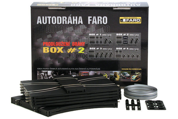 Rozšiřující BOX - č.2 - Pro okruh s křížením drah - pro autodráhu ITES, FARO, GONIO,EUROPACUP