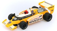 Renault RE-20 Turbo - Startovní číslo 16 - Za volantem vozu René Arnoux