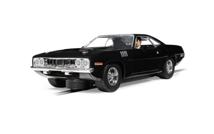 Autíčko Film & TV SCALEXTRIC C4595 - John Wick Plymouth Barracuda - John Wick Chapter 4 (1:32)