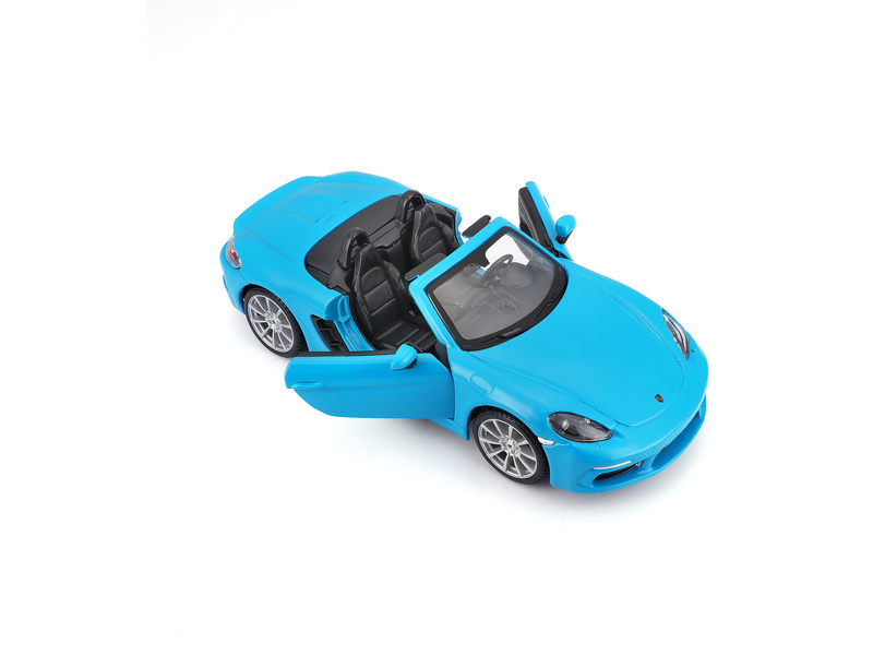 Bburago Porsche 718 Boxster 1:24 modrá