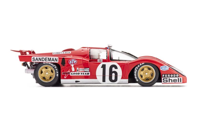 Auto SlotIt Ferrari 512M n16 LeMans 1971