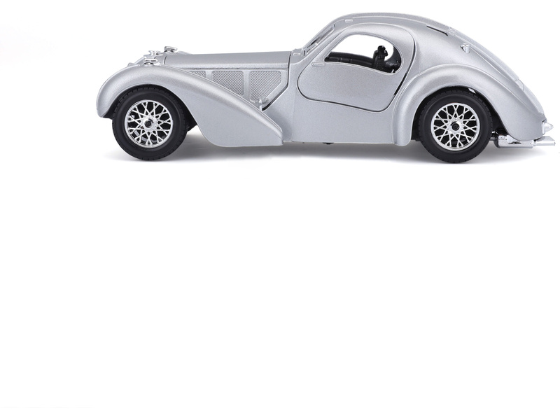 Bburago Bugatti 1:24 stříbrná