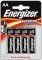 Baterie Energizer Alkaline Power AA, LR6, tužková, 1,5V, blistr 4 ks