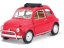 Bburago Fiat 500L 1968 1:24 červená