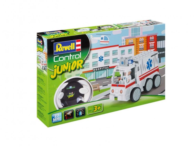 Autíčko REVELL 23013 JUNIOR - Ambulance - 27 MHz