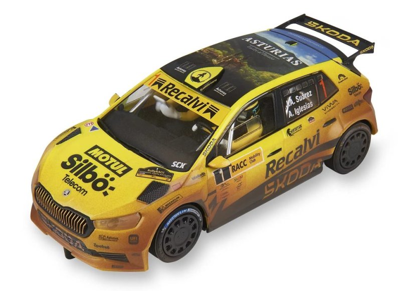 SCX Original Škoda Fabia WRC2 - Cohete Suárez - Špinavá verze