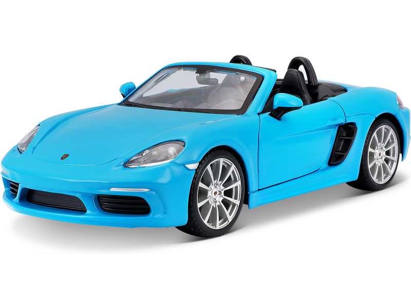 Bburago Porsche 718 Boxster 1:24 modrá