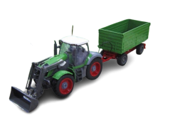 Cartronic RC traktor se sklápěcím vozem a lopatou 1:28