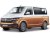 Bburago Volkswagen T6.1 Transporter 2020 1:43 bílo-hnědý