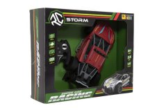 Auto RC Sport červené 33cm plast 2,4GHz na baterie + dobíjecí pack v krabici 43x36x13cm