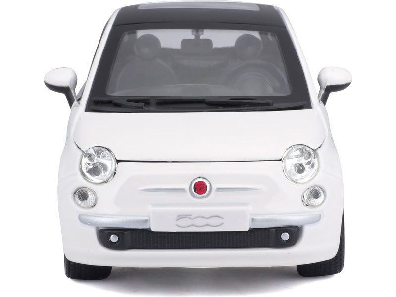 Bburago Fiat 500 2007 1:24 bílá