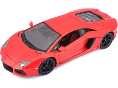 Bburago Plus Lamborghini Aventador LP 700-4 1:18 oranžová metalíza