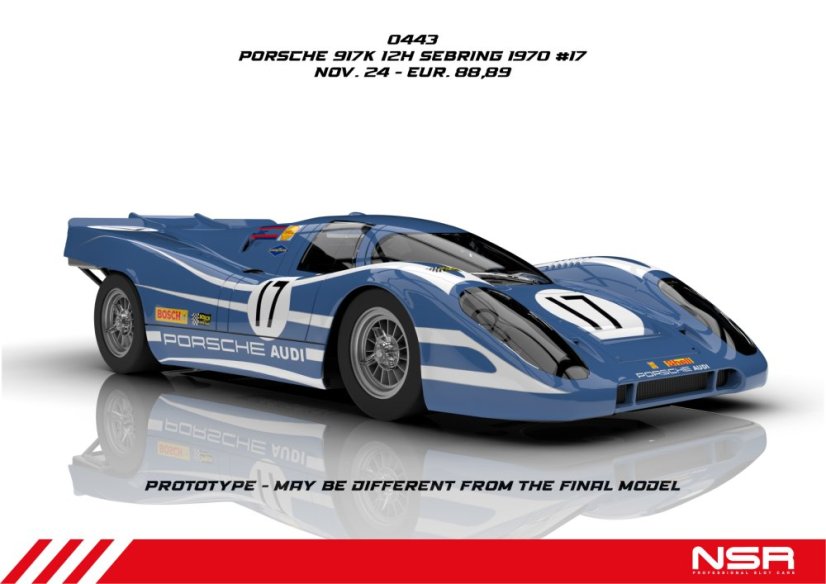 PORSCHE 917K 12H SEBRING 1970 #17