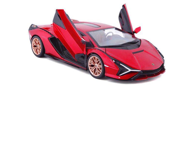 Bburago Lamborghini Sian FKP37 1:24 červená